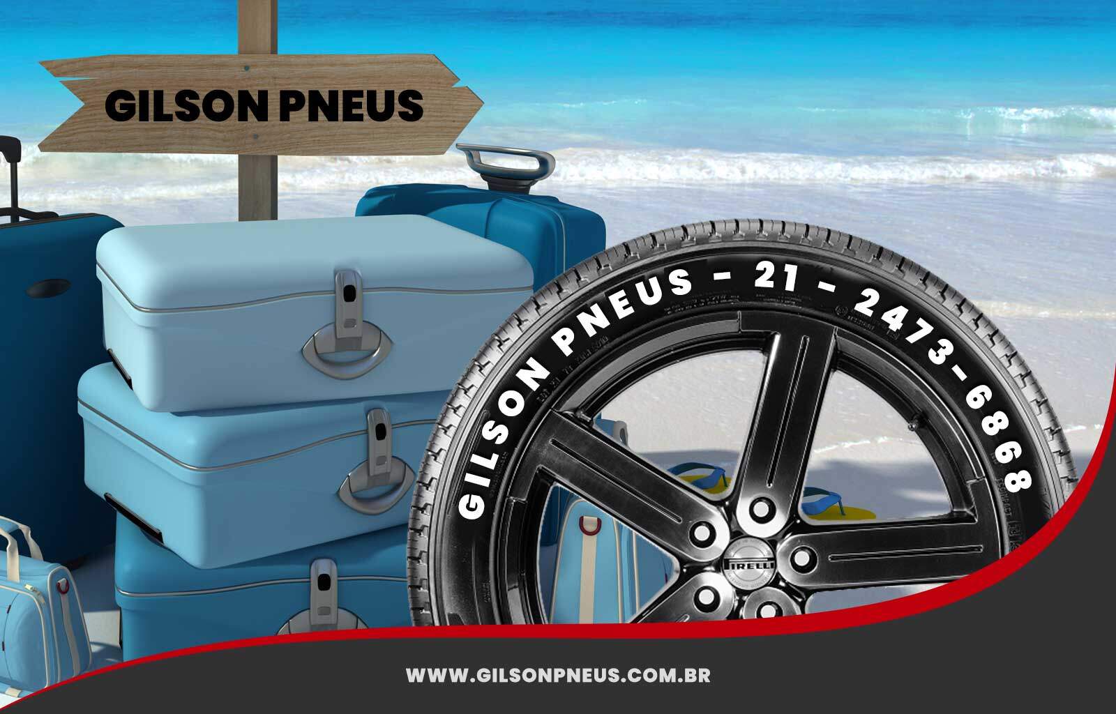 promoção de pneus no Leblon
